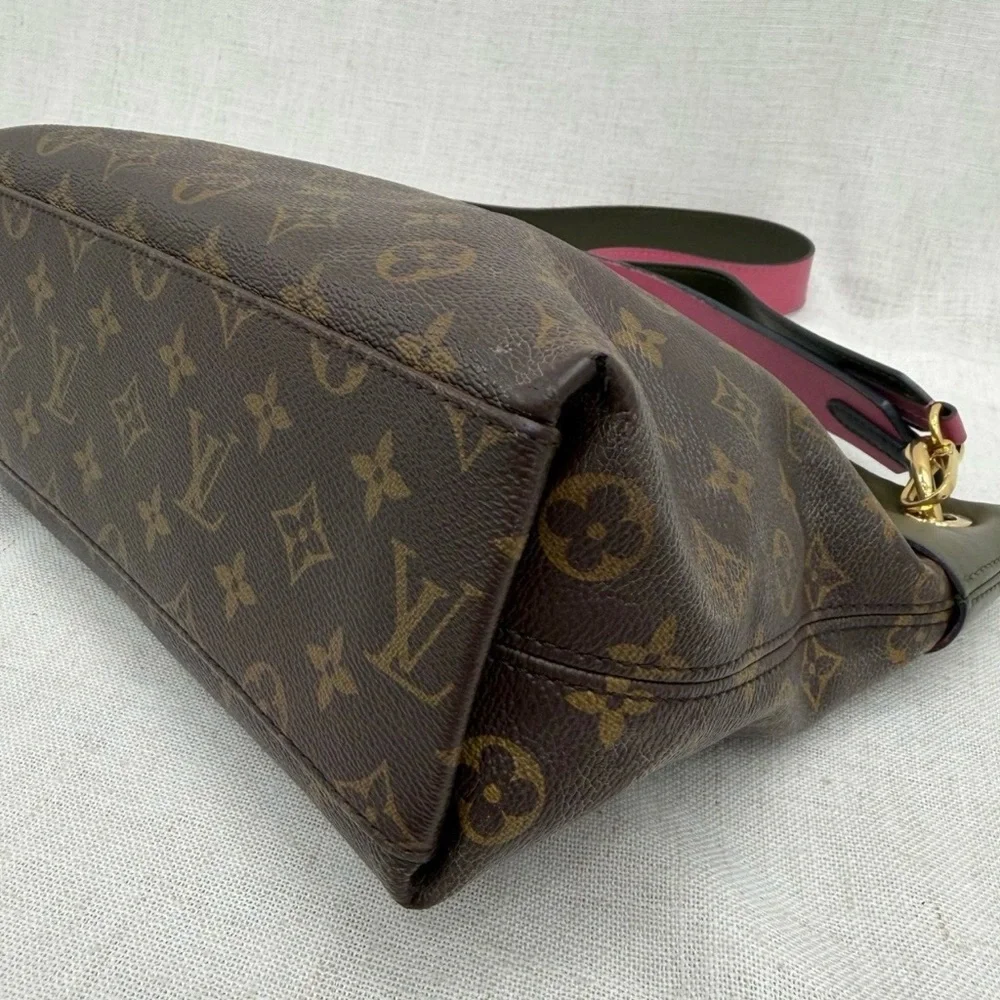FLASH SALE Louis Vuitton Monogram Tuileries Besace 2-way bag with entrupy COA - Picture 6 of 7